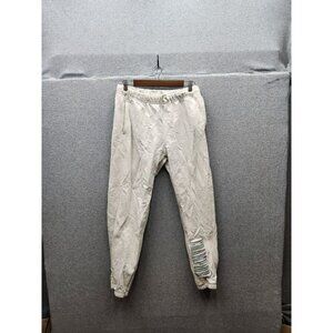 Champion Reverse Weave Joggers Medium Gray Hit on Leg